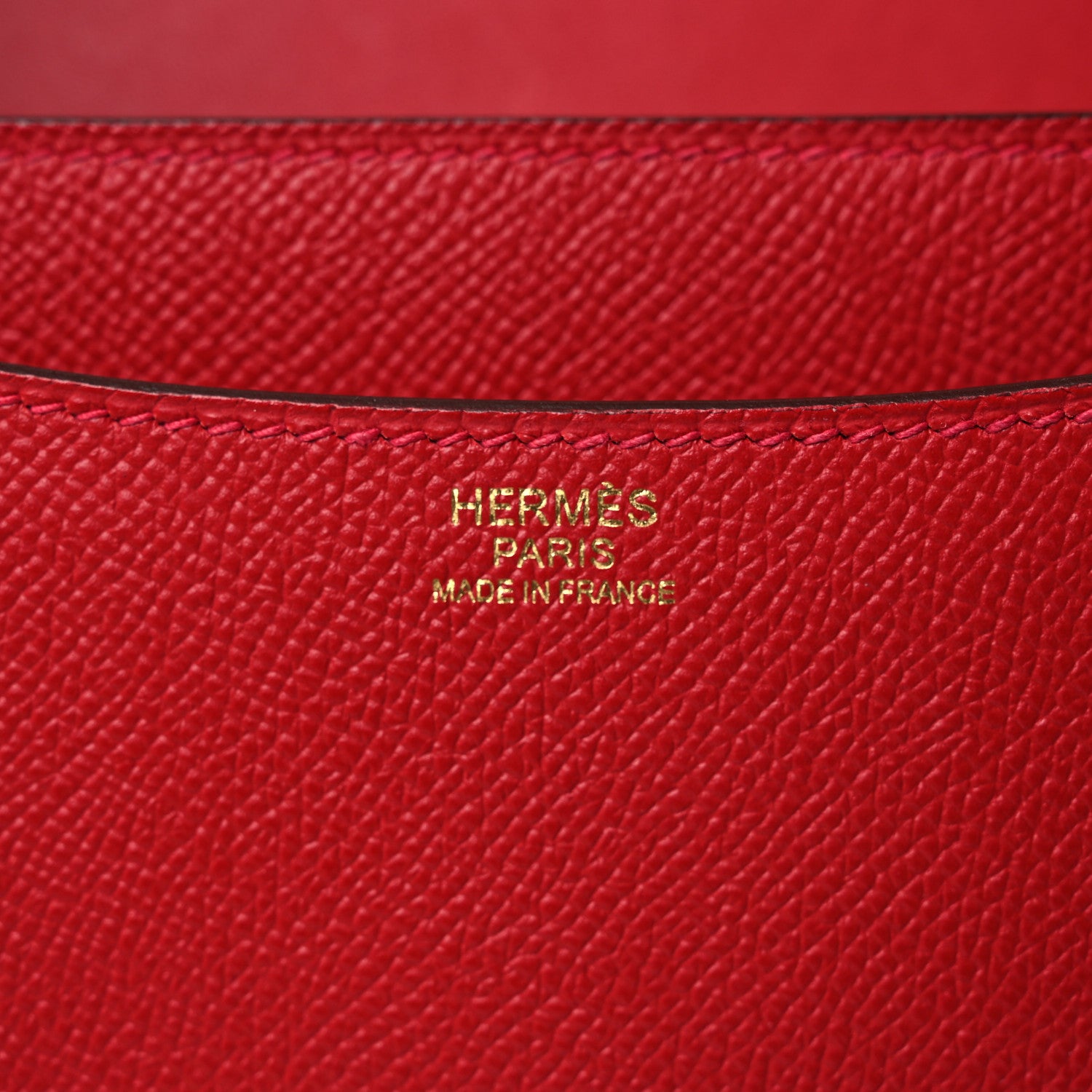 Hermes Epsom Constance 24 Rouge Casaque 6 of 13