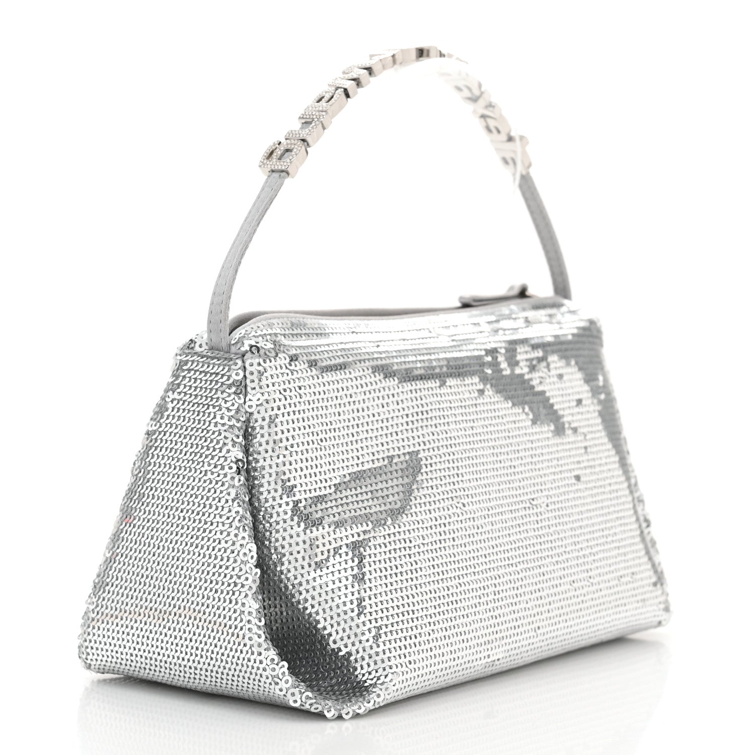 Alexander Wang Sequin Micro Marquess Bag Silver 3 of 10