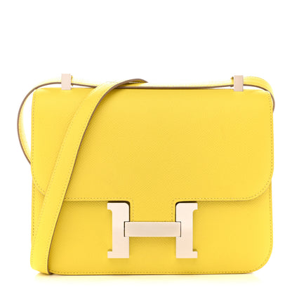Hermes Epsom Constance 1-24 Lime 1 of 15