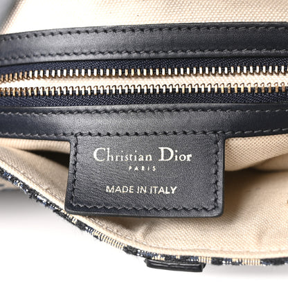 Christian Dior Oblique Saddle Bag Blue 6 of 10