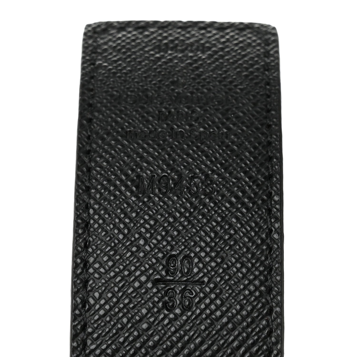 Louis Vuitton Calfskin Monogram 30mm LV Initiales Reversible Belt 90 36 Black 5 of 6