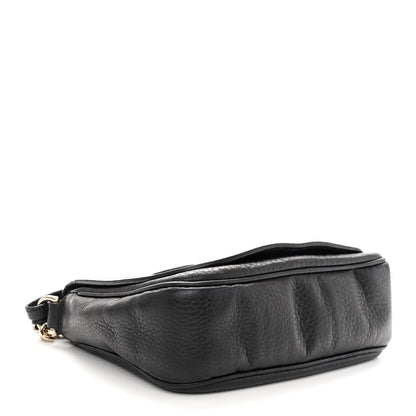 Gucci Pebbled Calfskin Small Soho Flap Crossbody Black 4 of 12