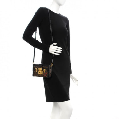 Louis Vuitton Monogram Petite Malle Black 2 of 7