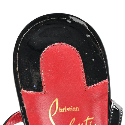 Christian Louboutin Patent Coluna 130 Pumps 41 Black 8 of 12