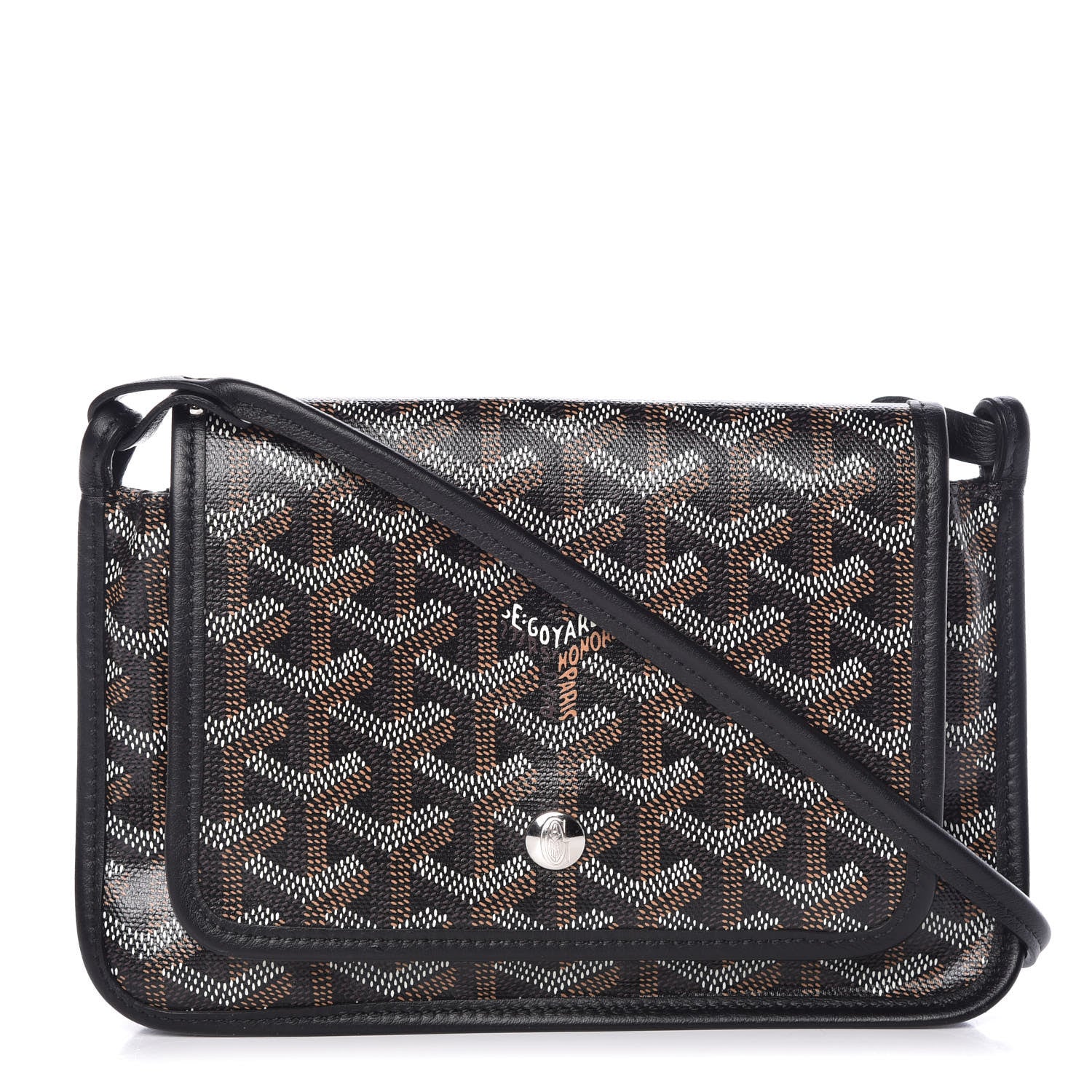 Goyard Goyardine Plumet Wallet Clutch Black 1 of 8
