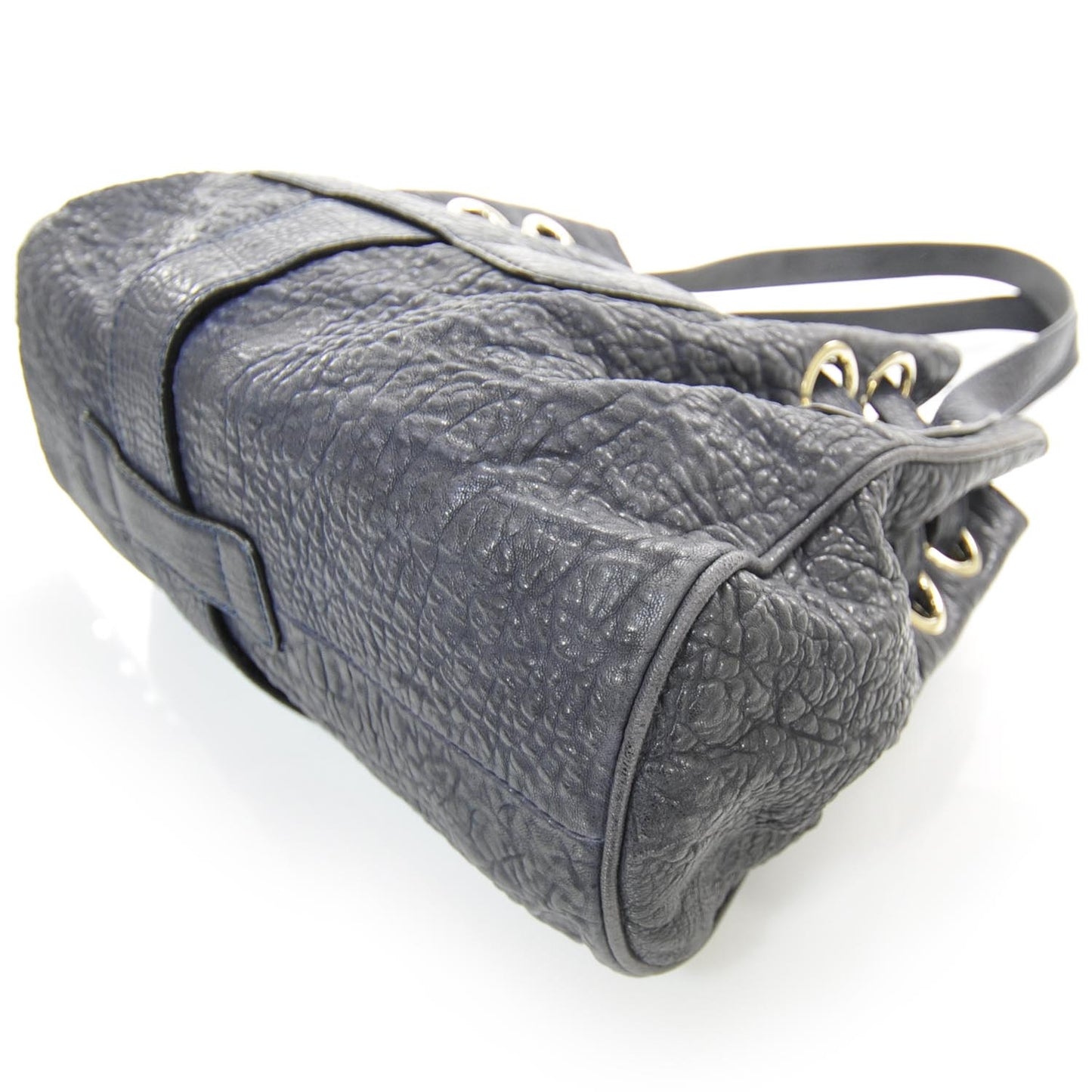 Drummed Leather Riki Blue