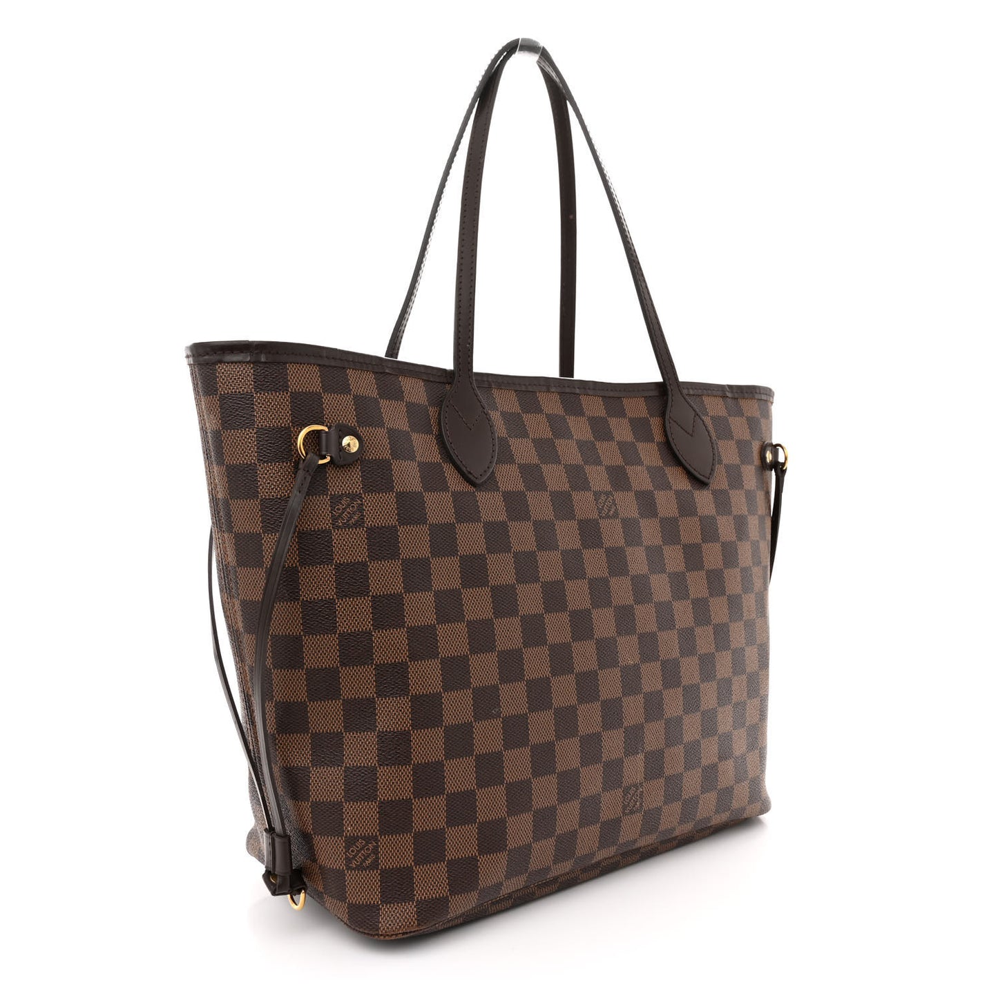 Damier Ebene Neo Neverfull MM Rose Ballerine