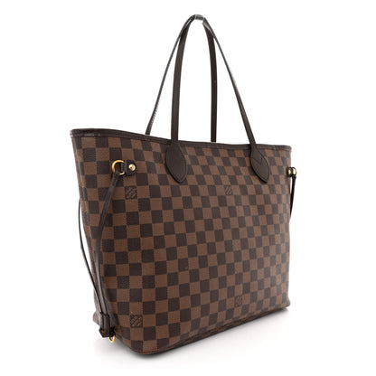 Louis Vuitton Damier Ebene Neo Neverfull MM Rose Ballerine 4 of 15