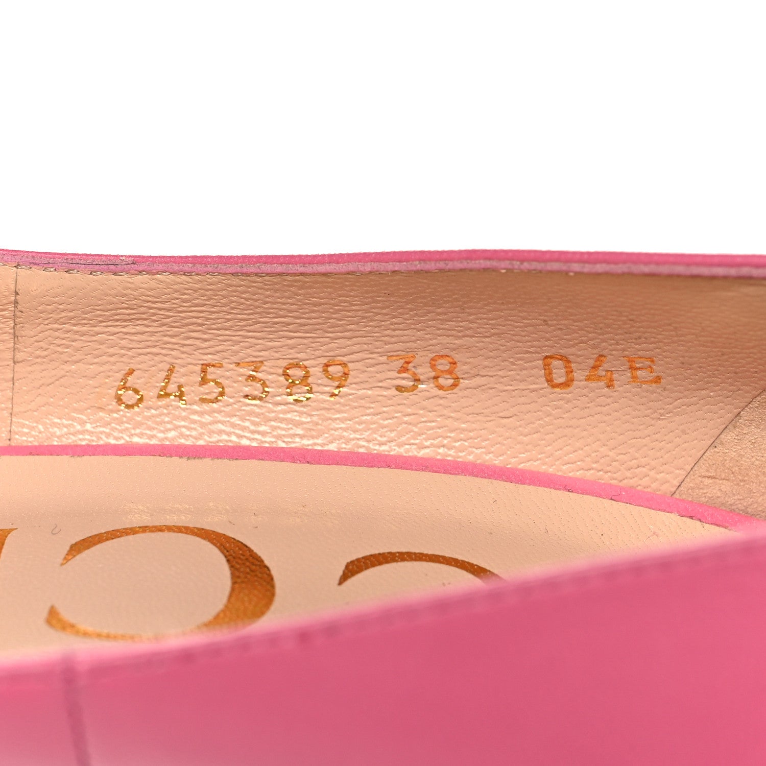 Gucci Malaga Kid GG Split Back Pumps 38 Pink Tropical Flower 7 of 13