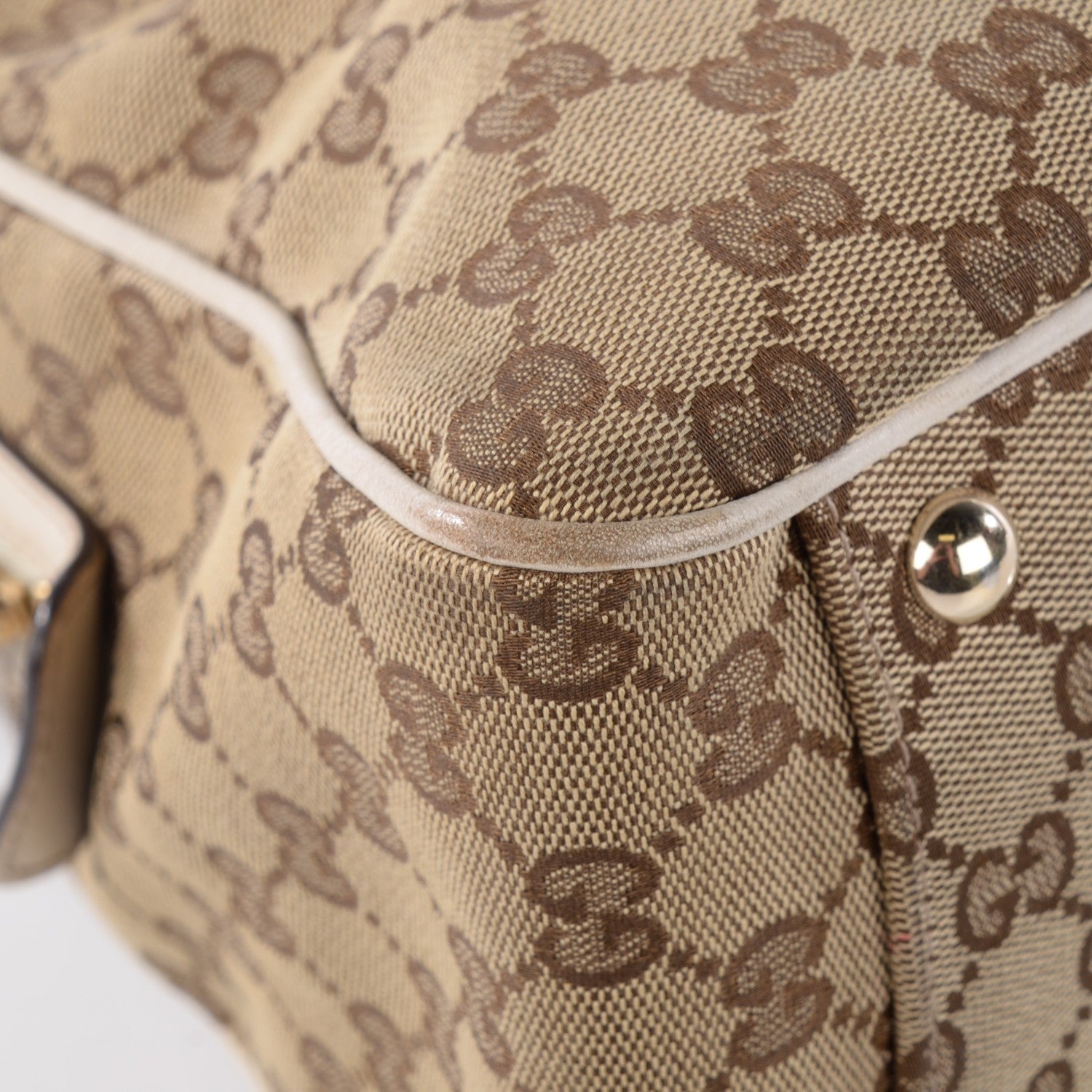 Gucci Monogram Trophy Boston Off White 9 of 12