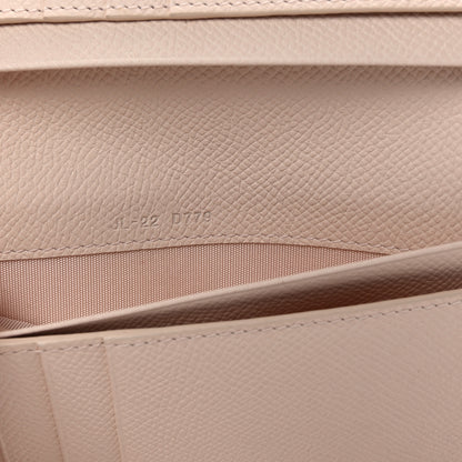 Salvatore Ferragamo Grained Calfskin Gancini Continental Wallet New Bisque 7 of 8