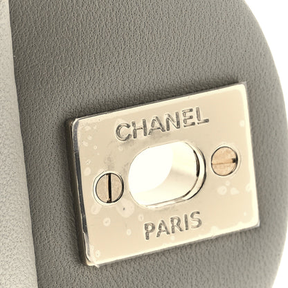 Chanel Lambskin Quilted Mini Square Flap Light Grey 6 of 13