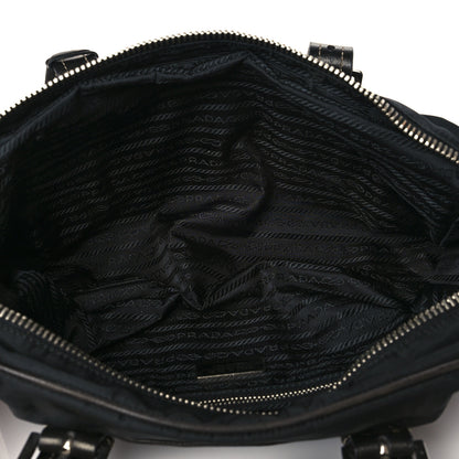 Prada Tessuto Nylon Soft Calf Tote Black 4 of 9