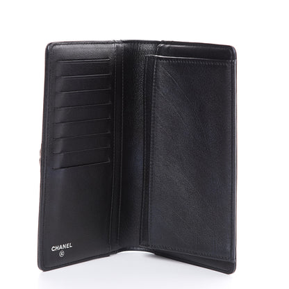 Chanel Calfskin Quilted Boy Yen Wallet Black 5 of 11