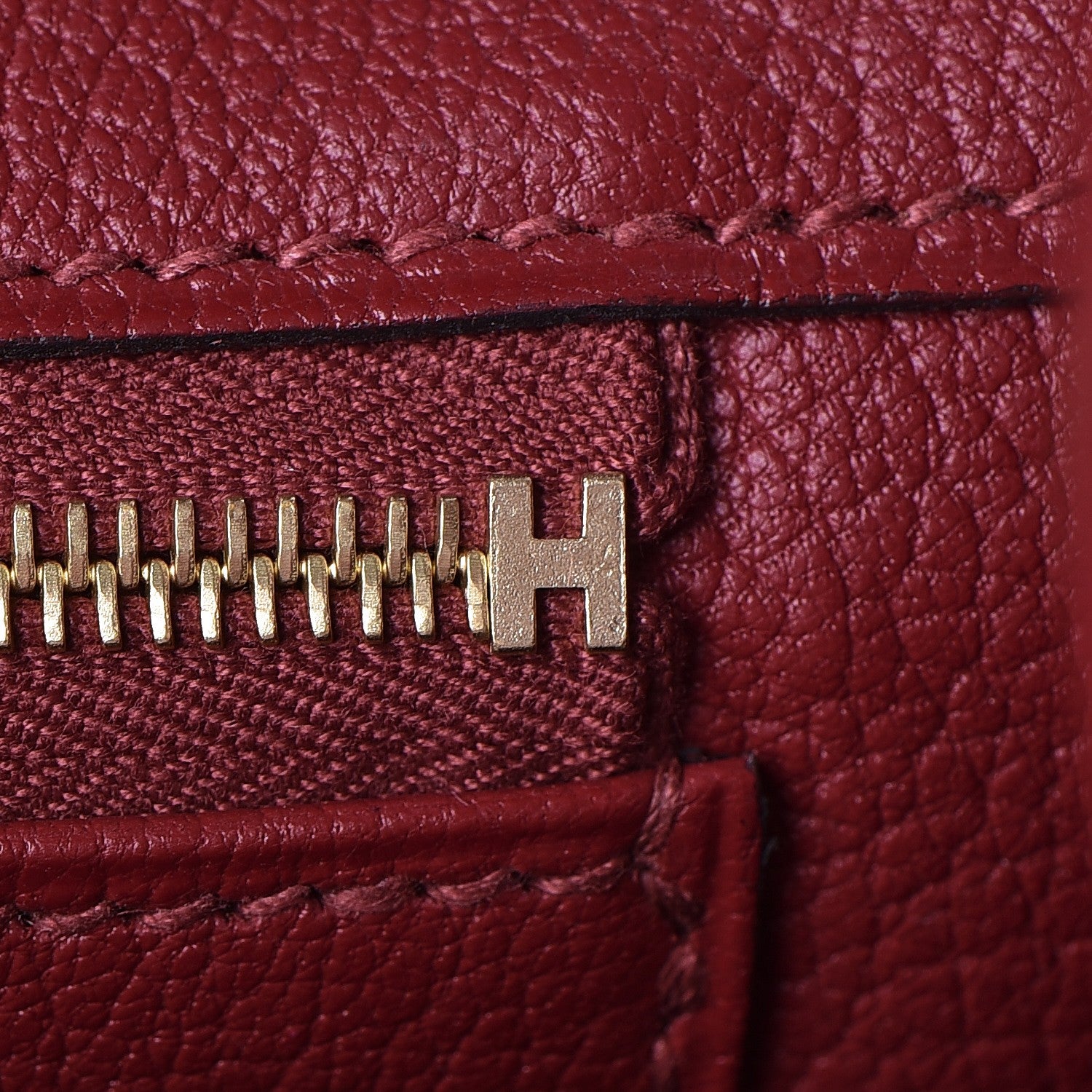 Hermes Togo Birkin 30 Rouge Grenat 7 of 34