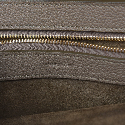 Celine Soft Grained Calfskin Small Belt Cabas Phantom Taupe 7 of 13