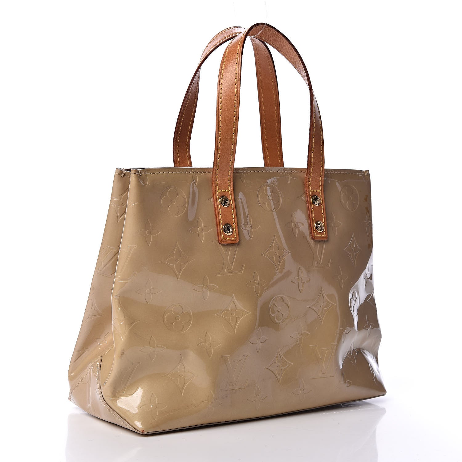 Louis Vuitton Vernis Reade PM Beige 3 of 12