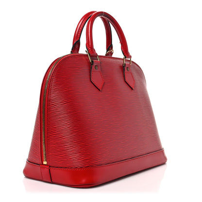 Louis Vuitton Epi Alma PM Castillan Red 3 of 10