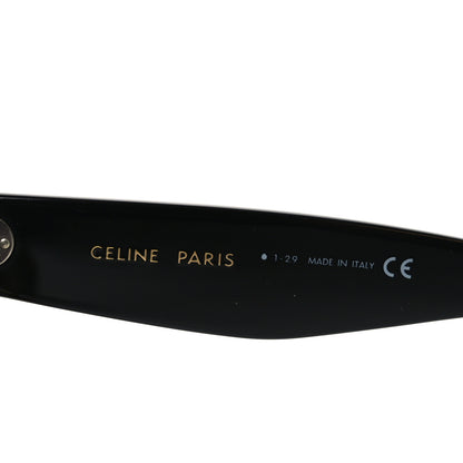 Celine Acetate Polarized Cat Eye Sunglasses CL4004IN Havana Black 5 of 7