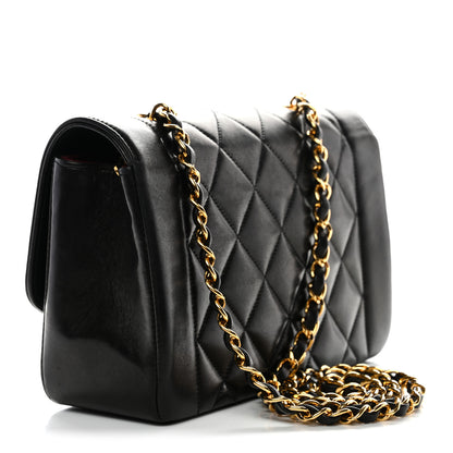 Chanel Lambskin Quilted Small Single Flap Black 4 of 13