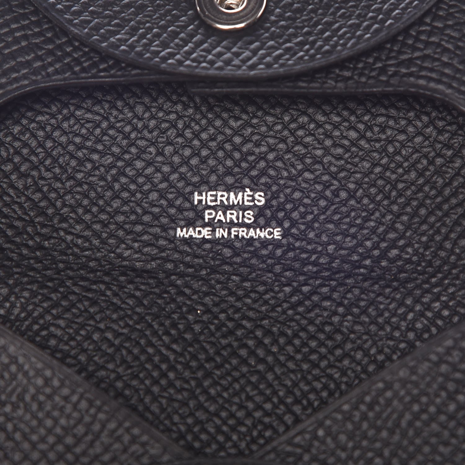 Hermes Epsom Bastia Coin Purse Black 6 of 9