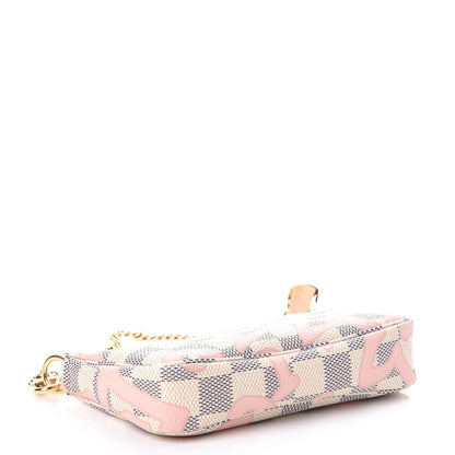 Louis Vuitton Damier Azur Tahitienne Mini Pochette Accessories 4 of 8