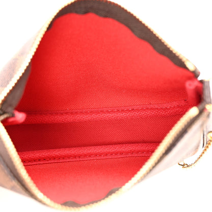 Louis Vuitton Damier Ebene Mini Pochette Accessories 5 of 8