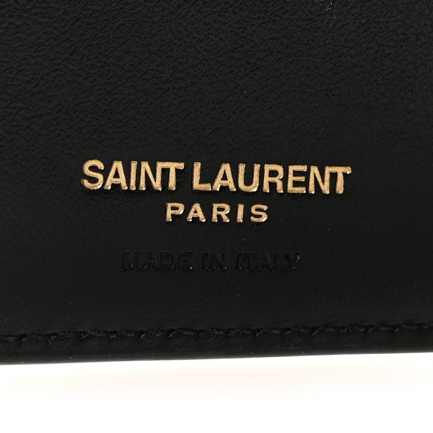 Calfskin Heart Print Monogram Fragments Wallet Black Red