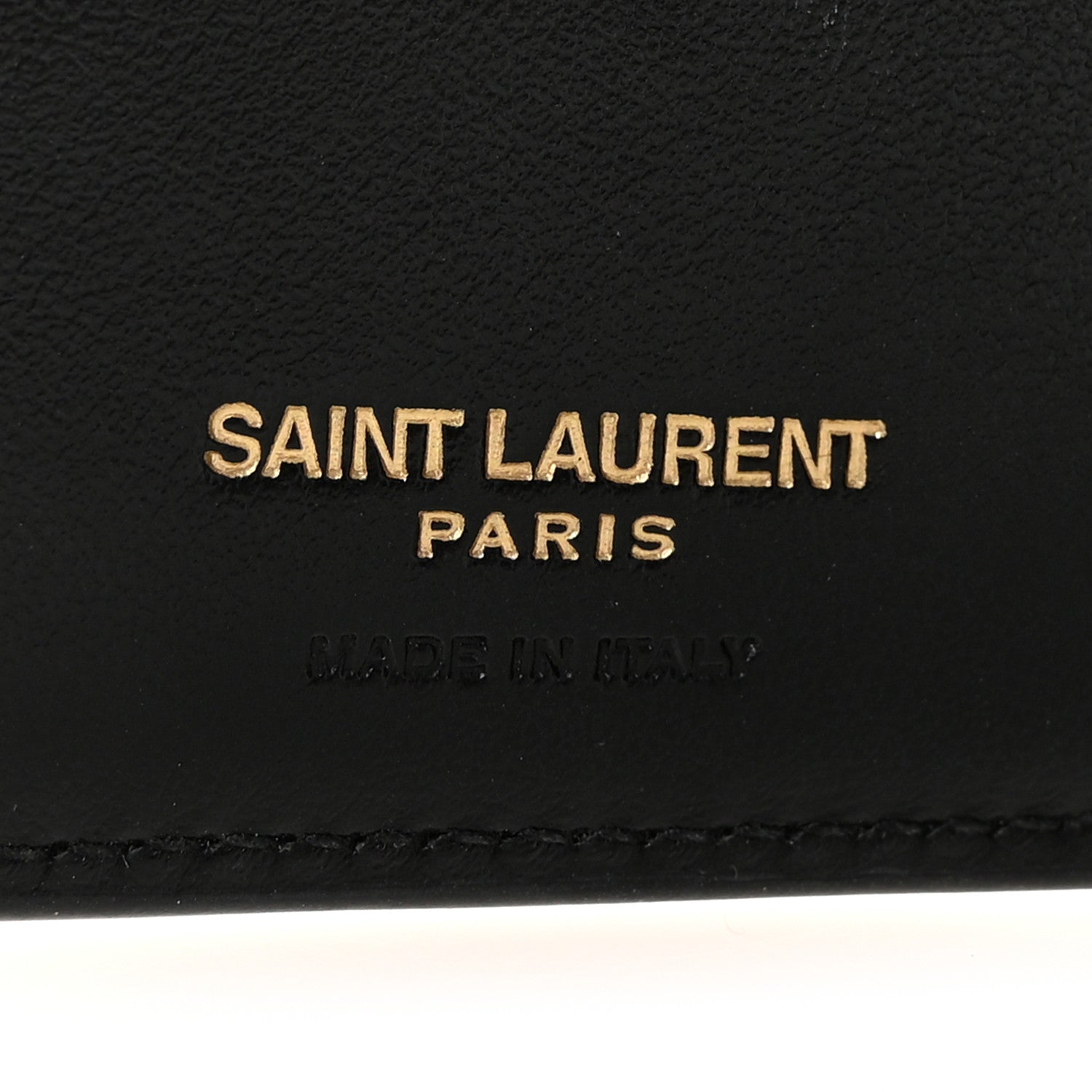 Saint Laurent Calfskin Heart Print Monogram Fragments Wallet Black Red 6 of 7
