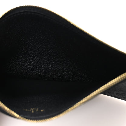 Louis Vuitton Empreinte Felicie Chain Wallet Zippered Insert Black 5 of 6