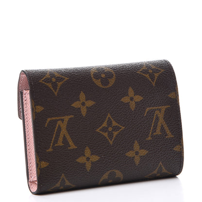 Louis Vuitton Monogram Victorine Wallet Rose Ballerine 3 of 9