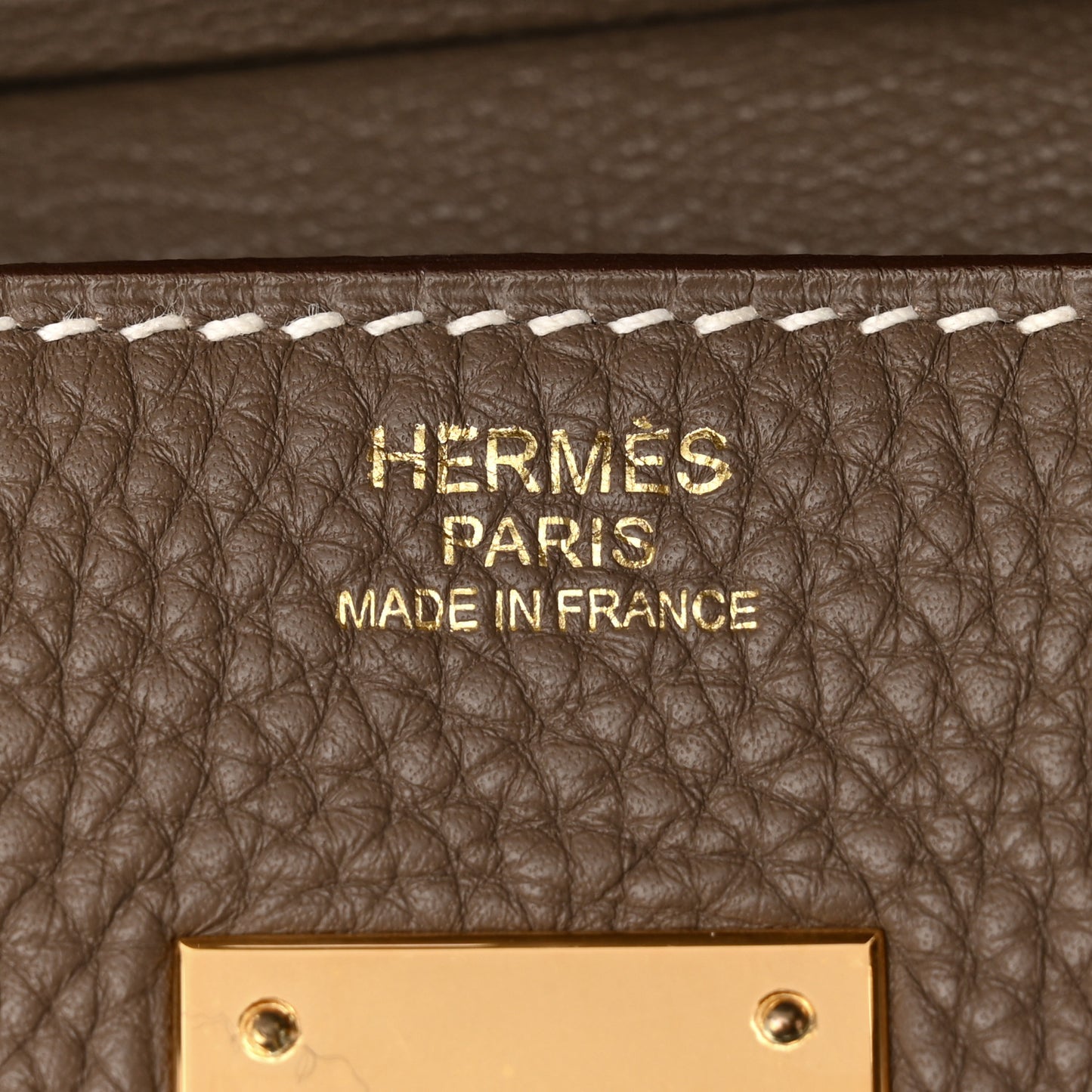 Taurillon Clemence Birkin 30 Etoupe
