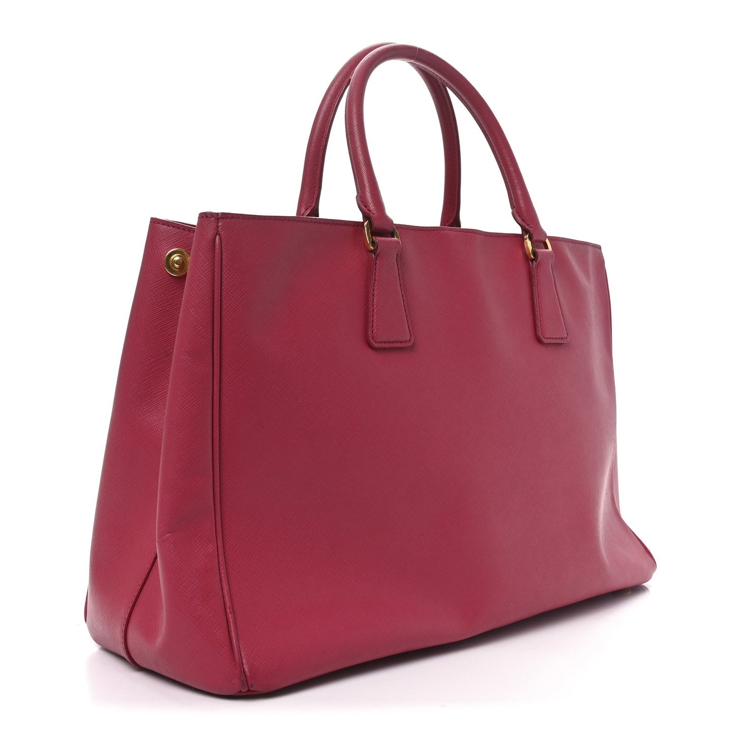 Saffiano Large Galleria Double Zip Tote Peonia