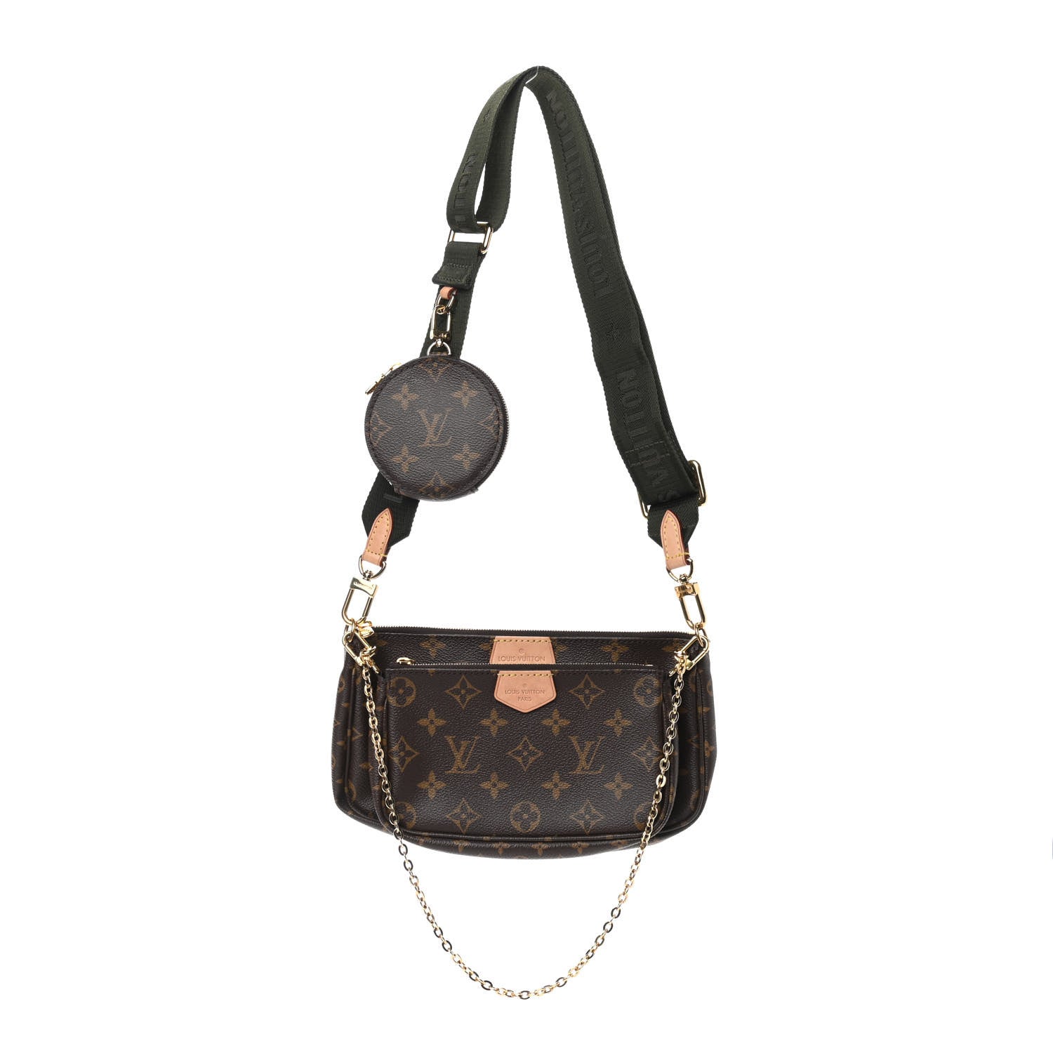 Louis Vuitton Monogram Multi Pochette Accessories Kaki 1 of 12