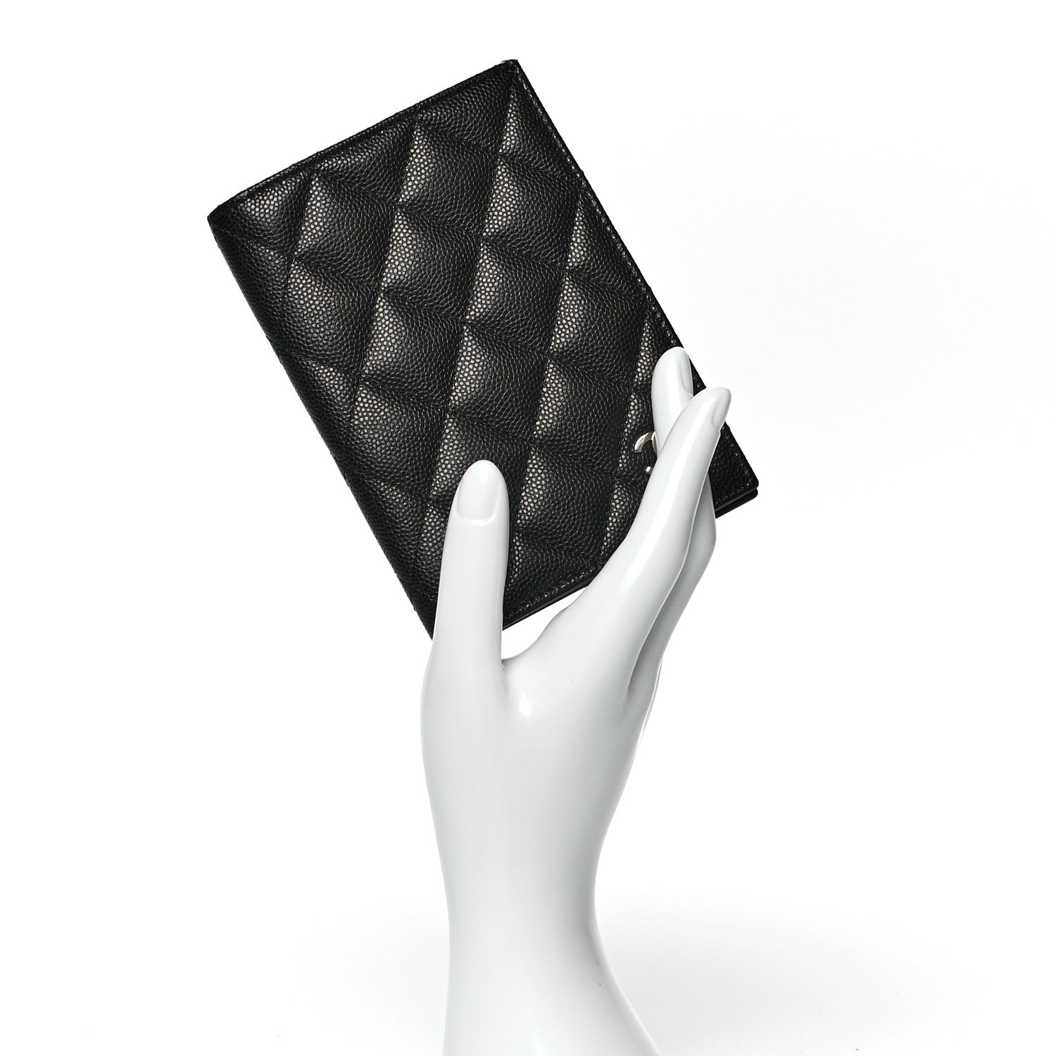 Chanel Caviar Quilted Passport Holder Black 2 of 9