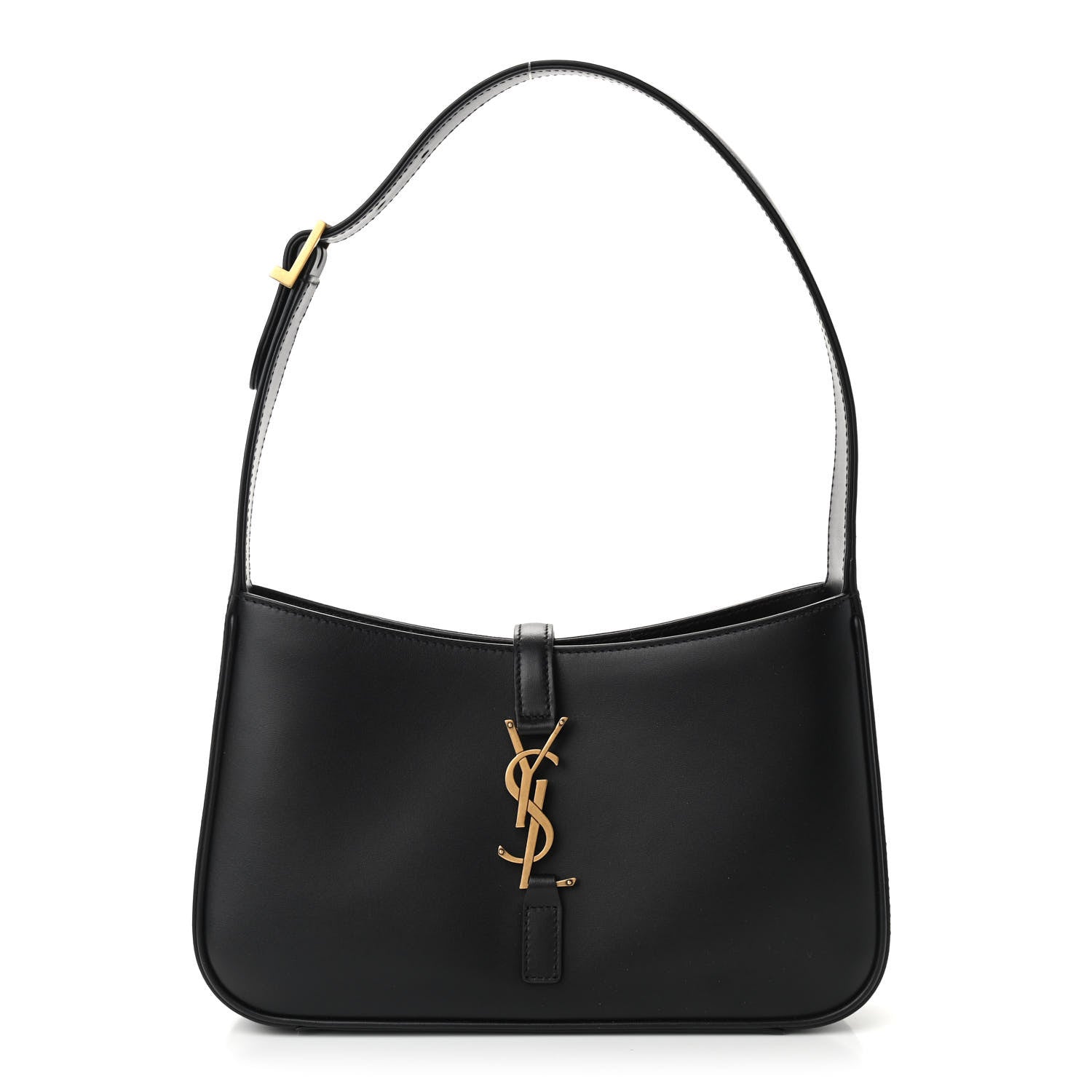 Saint Laurent Smooth Calfskin Le 5 A 7 Hobo Black 1 of 8