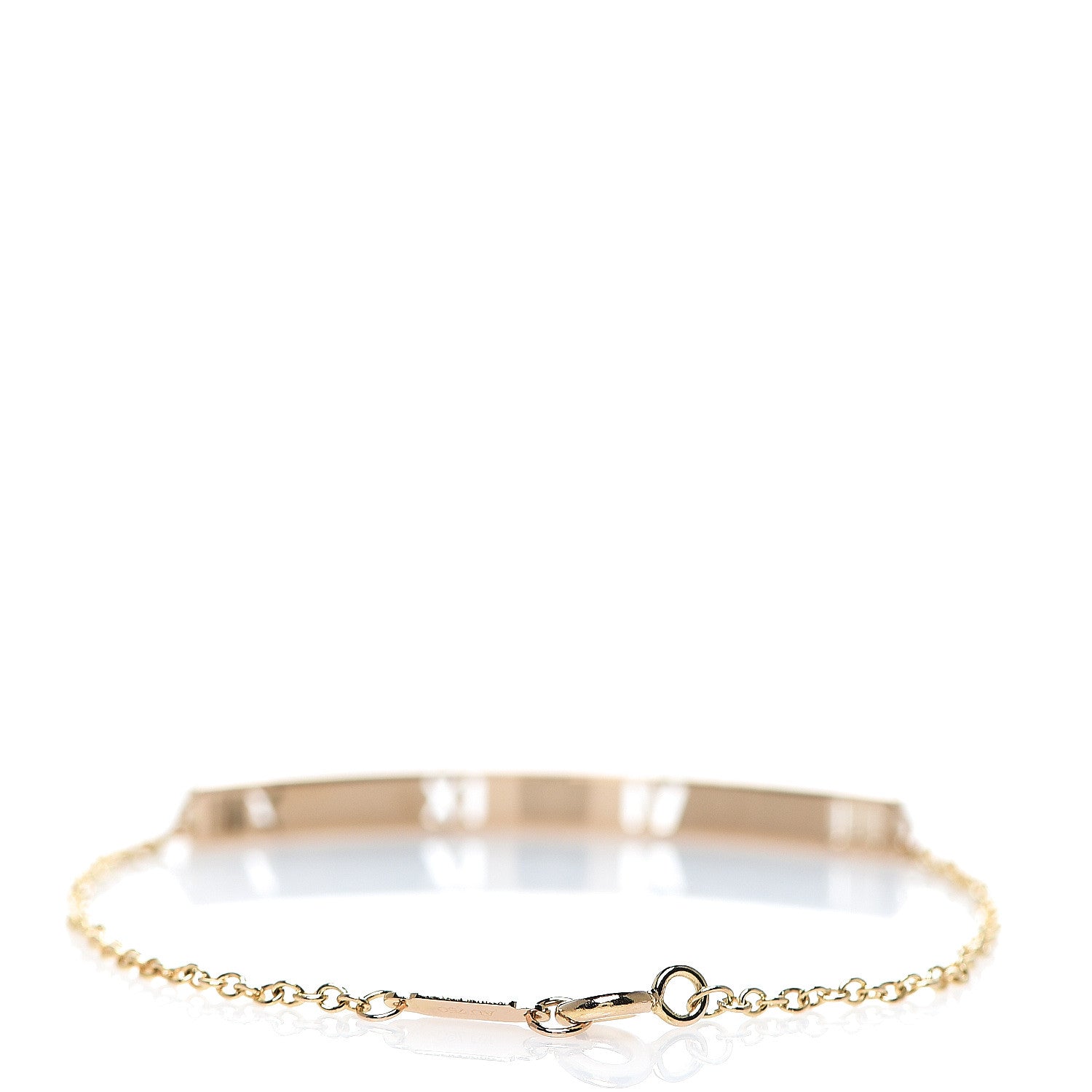 Tiffany 18K Rose Gold Diamond Atlas Bar Pierced Bracelet 2 of 5