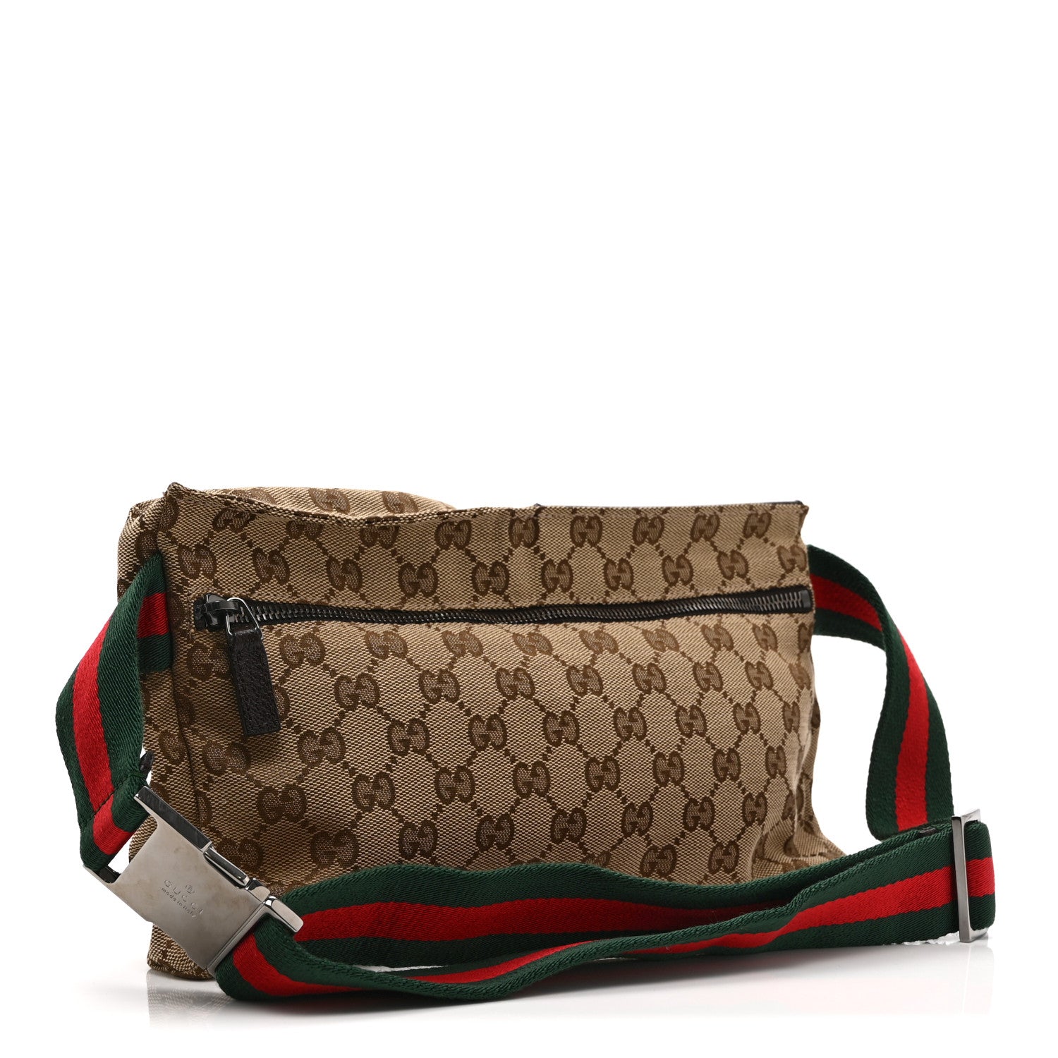 Gucci Monogram Web Belt Bag Dark Brown 3 of 10