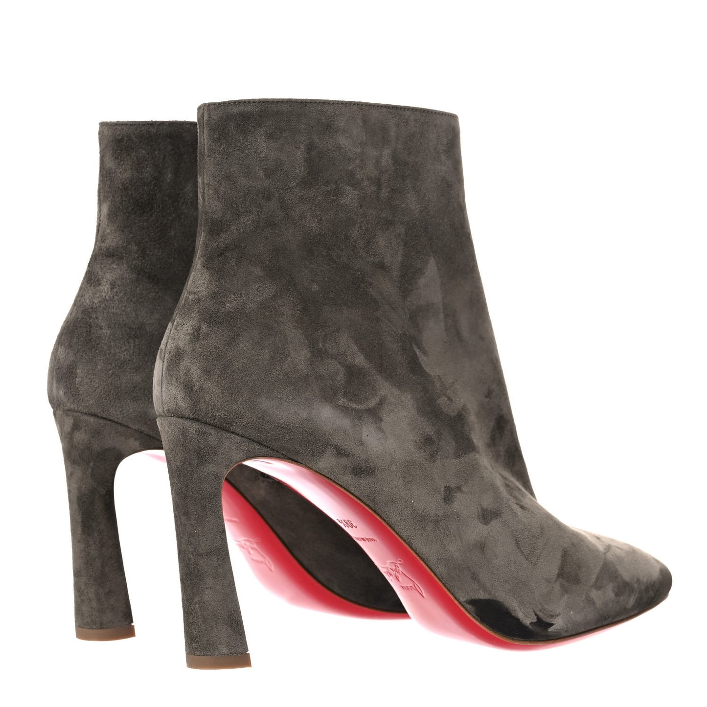 Suede So Eleonor Ankle Booties 39.5 Gray