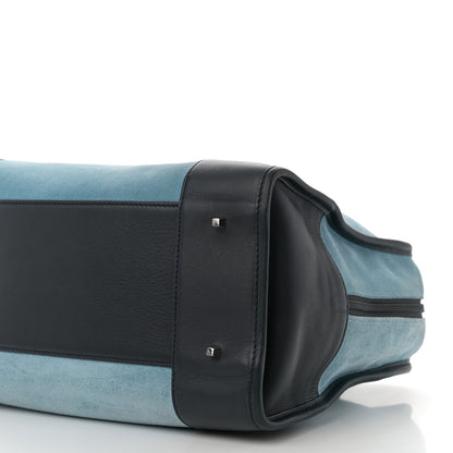 Loewe Suede Calfskin Amazona Blue Black 9 of 19