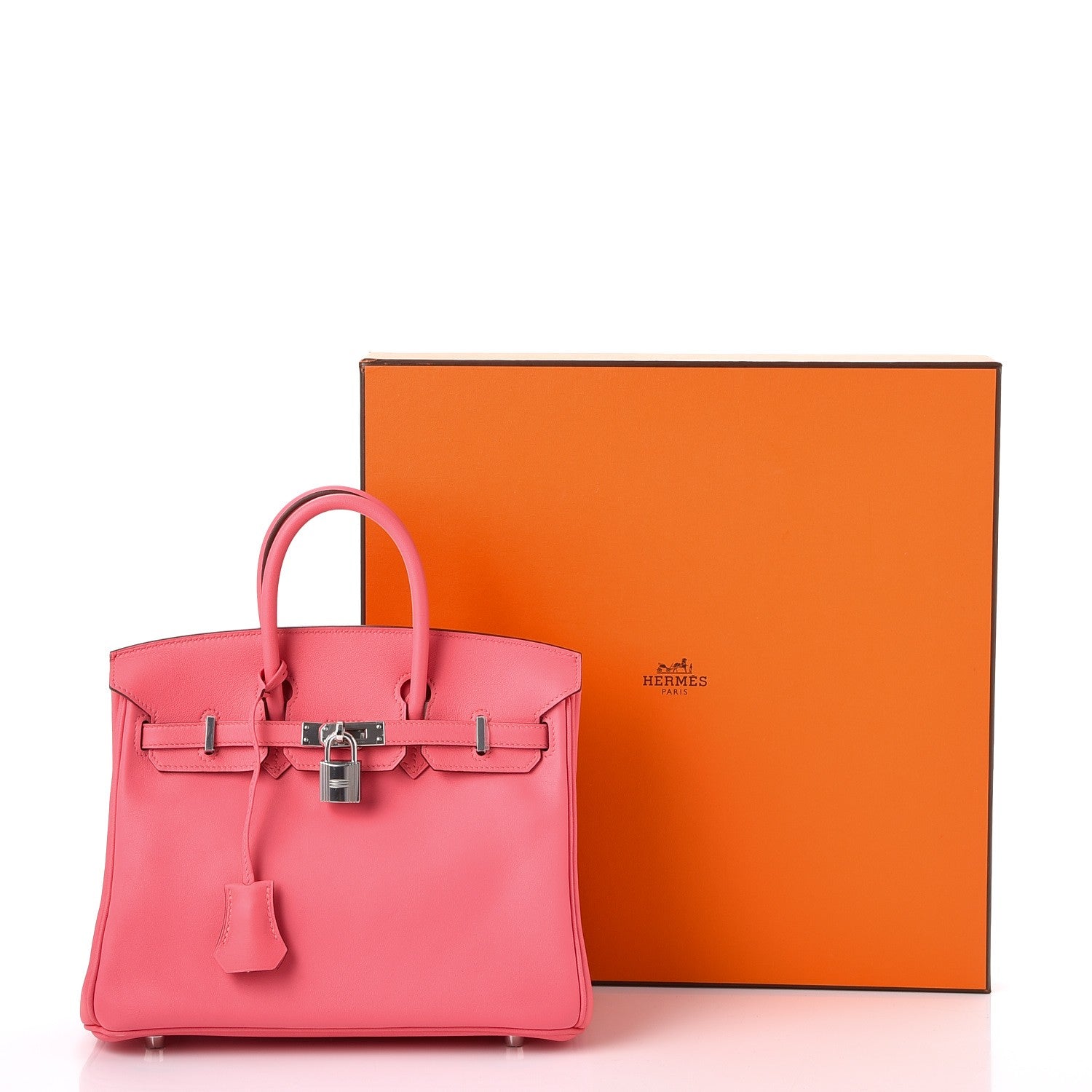 Hermes Swift Birkin 25 Rose Azalee 39 of 39