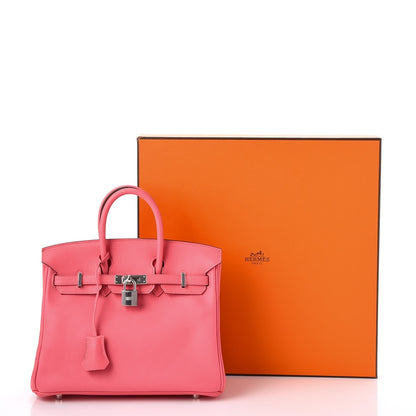 Hermes Swift Birkin 25 Rose Azalee 39 of 39