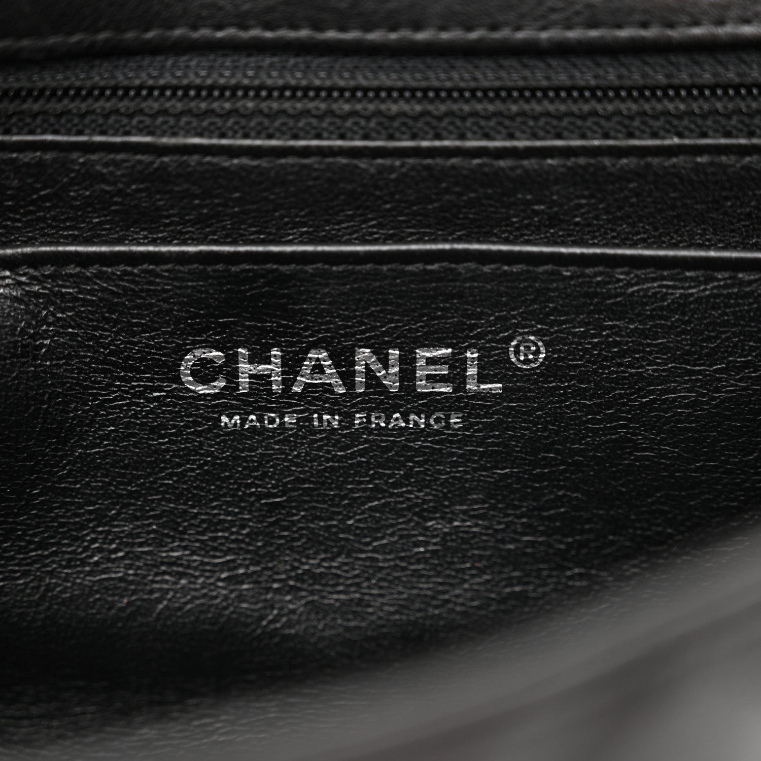 Chanel Crumpled Calfskin Quilted Mini Rectangular Flap So Black 6 of 14