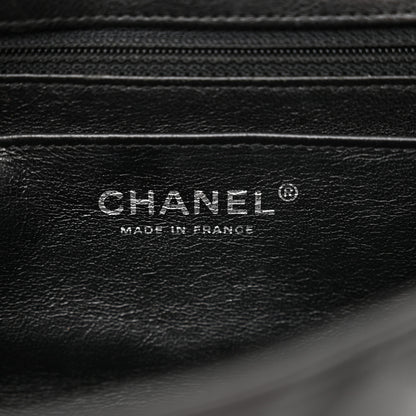 Chanel Crumpled Calfskin Quilted Mini Rectangular Flap So Black 6 of 14