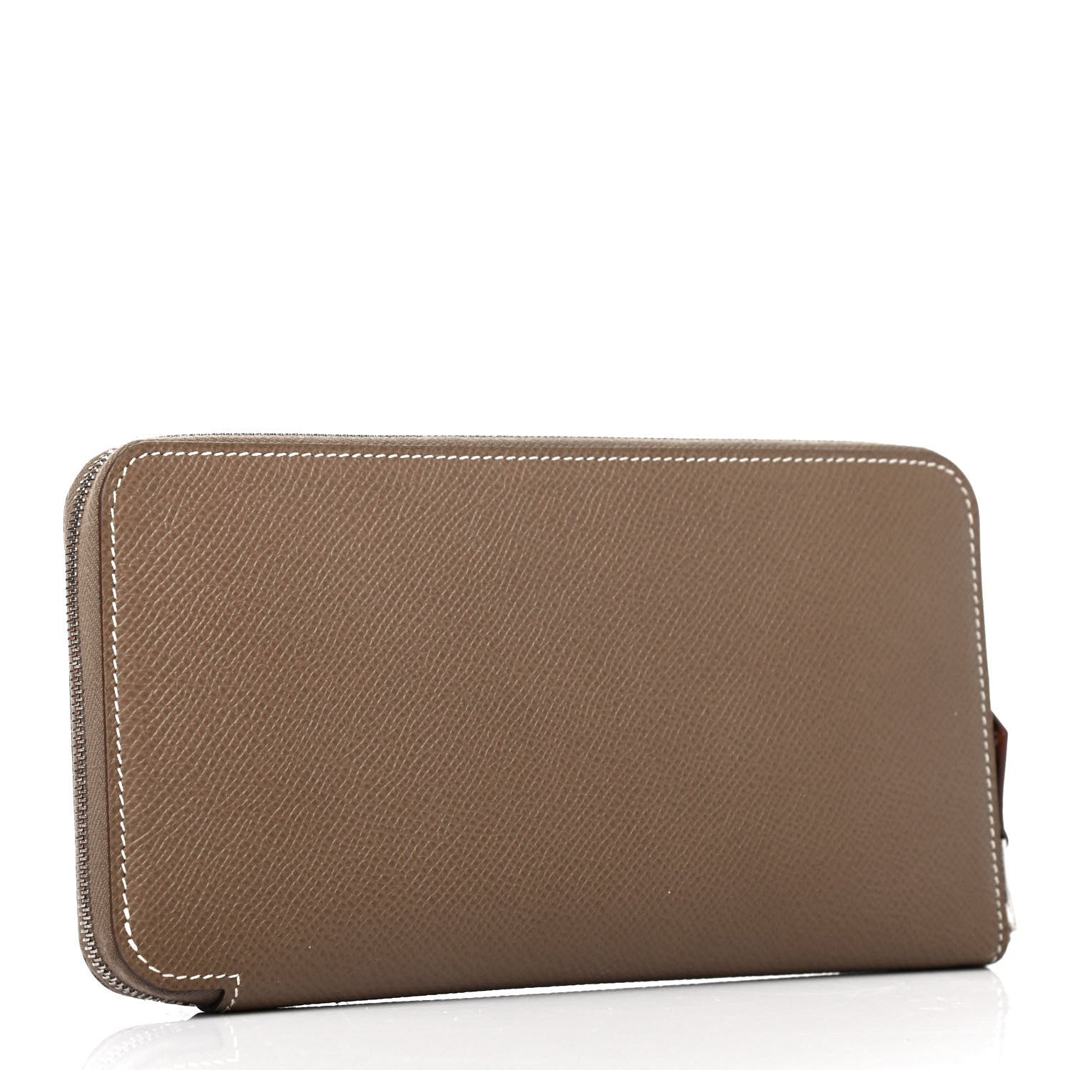 Hermes Epsom Silk'in Wallet Etoupe 2 of 4