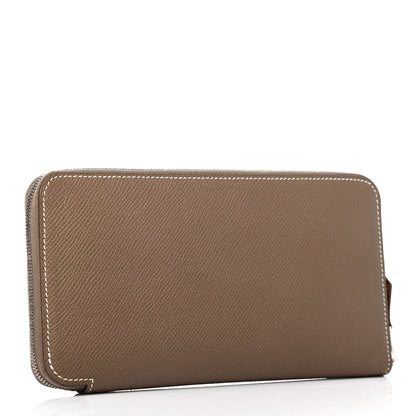 Hermes Epsom Silk'in Wallet Etoupe 2 of 4