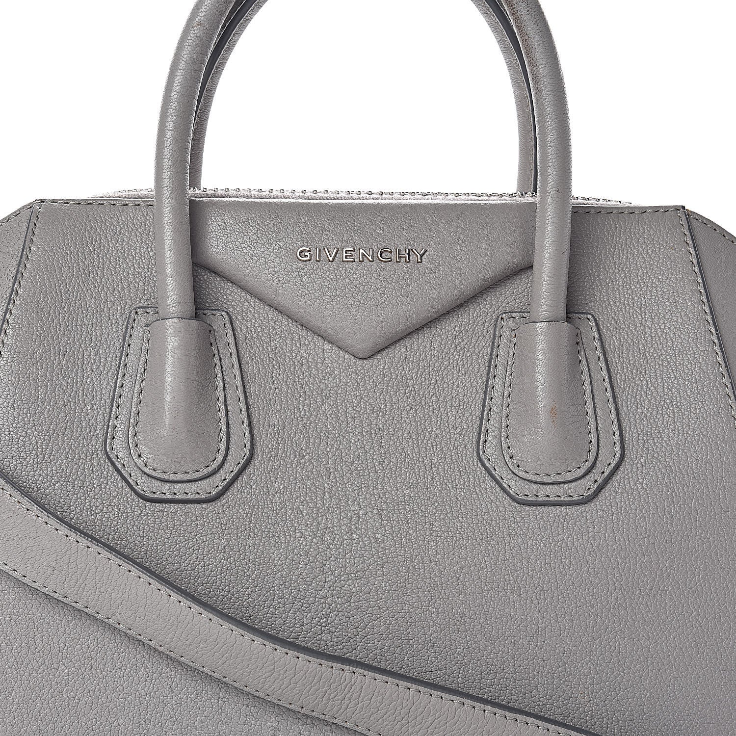 Givenchy Sugar Goatskin Small Antigona Pearl Grey 8 of 23