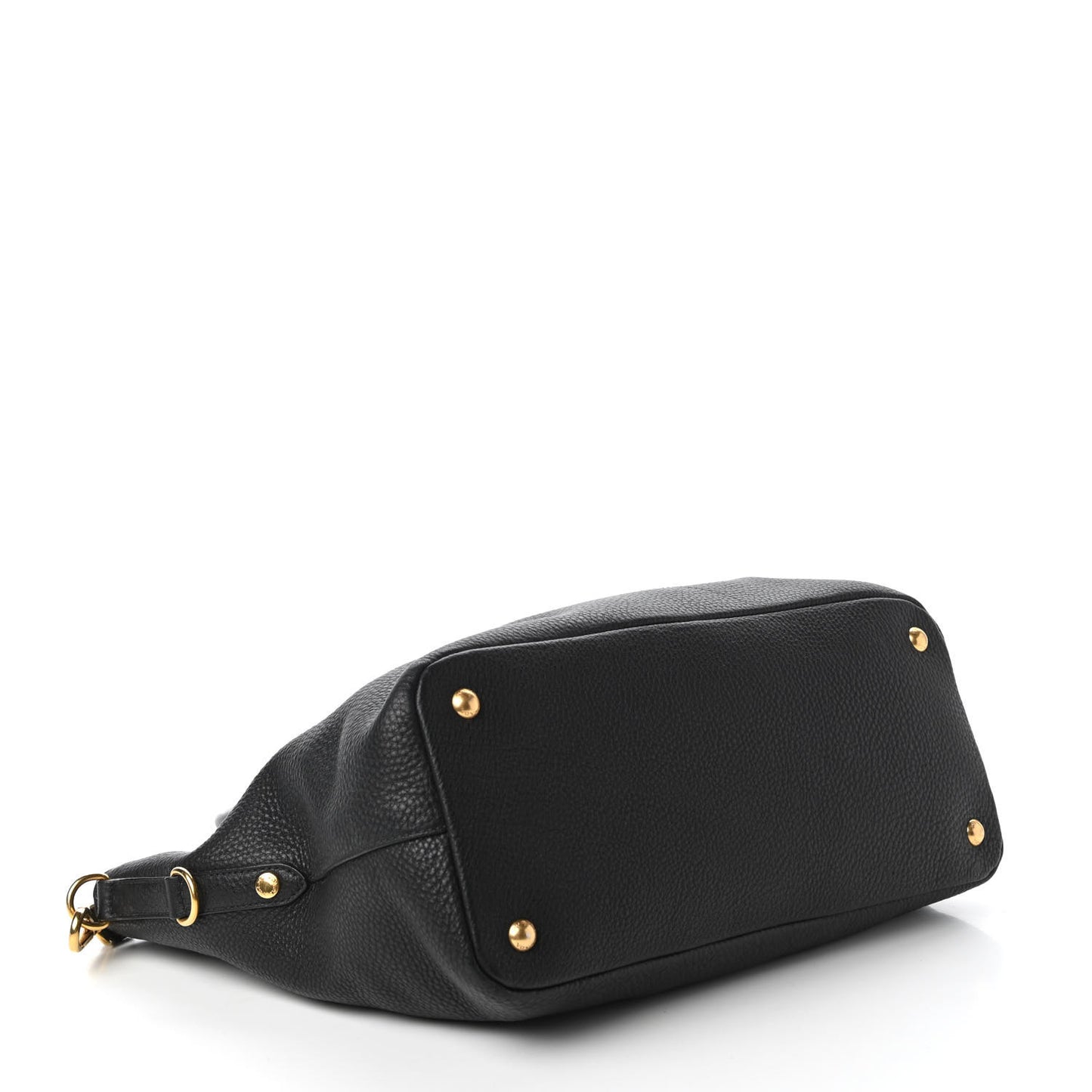Vitello Daino Tote Black