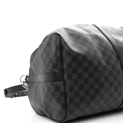 Louis Vuitton Damier Graphite Keepall Bandouliere 55 8 of 10
