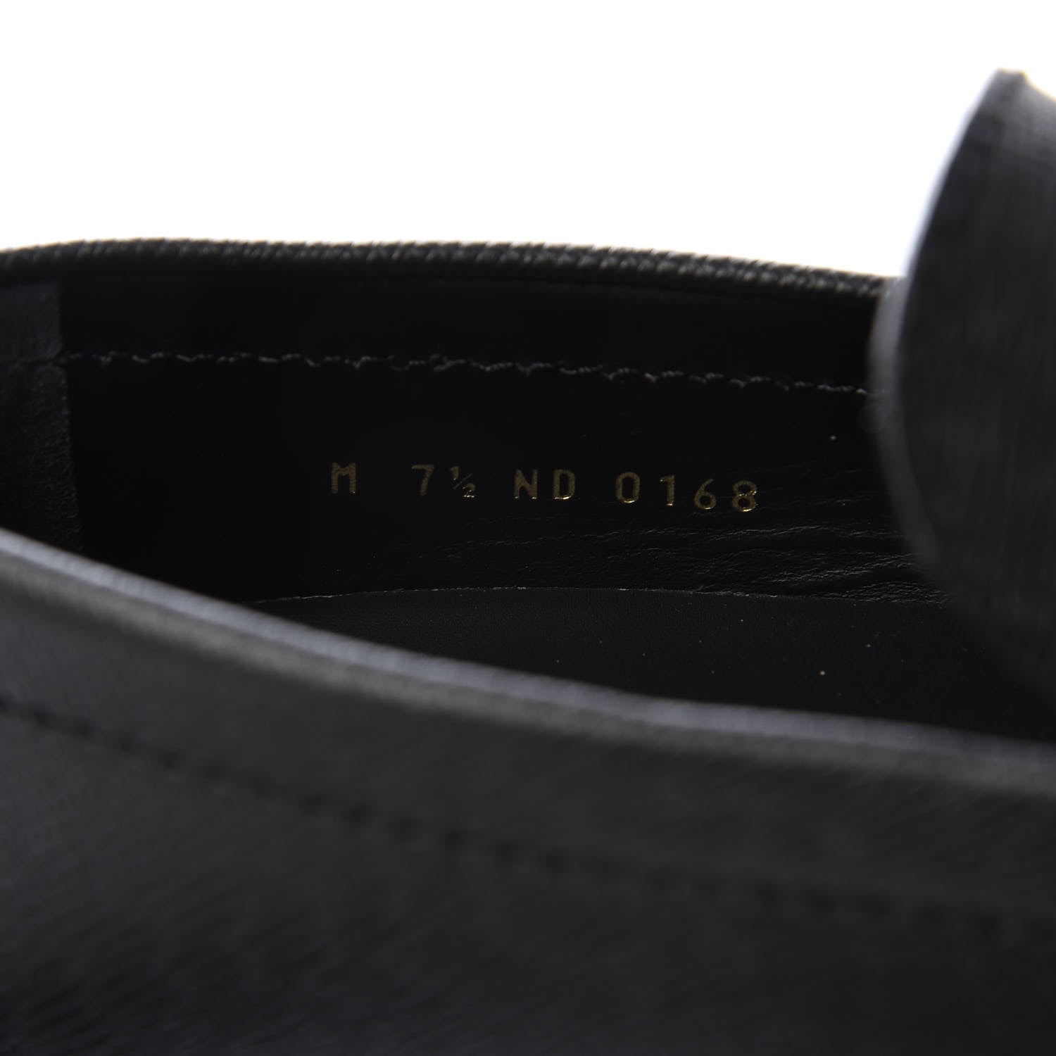 Louis Vuitton Taiga Hockenheim Moccasin Loafers 7.5 Black 9 of 9